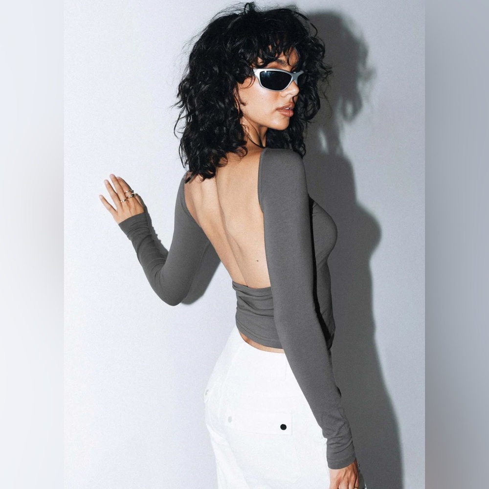 Princess polly backless shirt